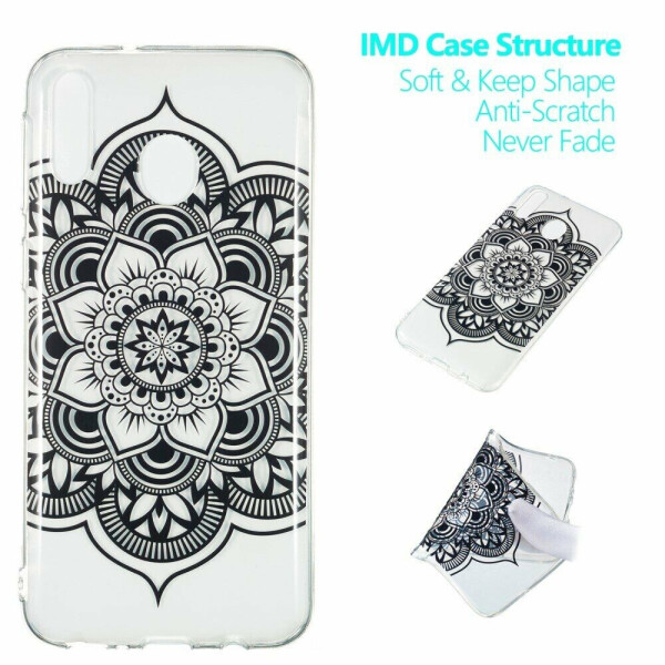 

Силиконовый (TPU) чехол Deexe Pretty Glossy для Samsung Galaxy M20 (M205) - Henna Flower