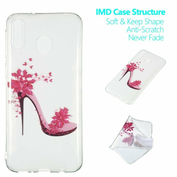 

Силиконовый (TPU) чехол Deexe Pretty Glossy для Samsung Galaxy M20 (M205) - Heeled Shoe