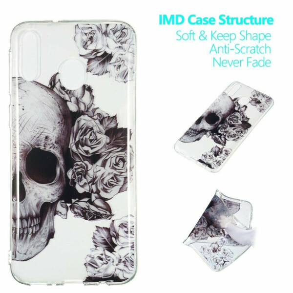 

Силиконовый (TPU) чехол Deexe Pretty Glossy для Samsung Galaxy M20 (M205) - Cool Skull