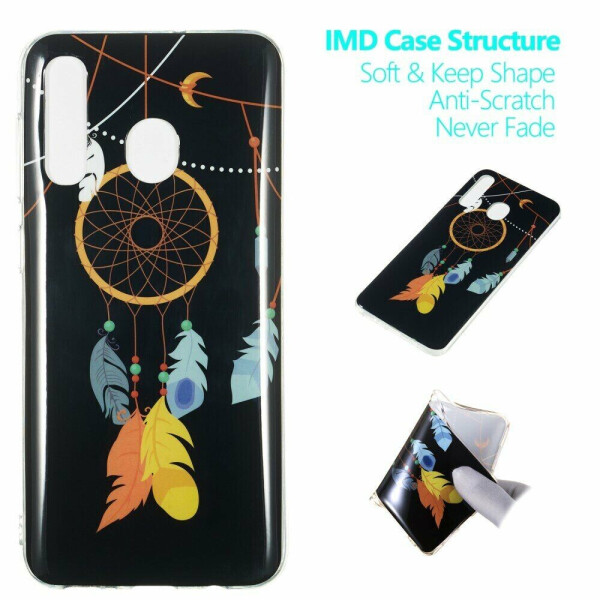 

Силиконовый (TPU) чехол Deexe LumiCase для Samsung Galaxy A50 (A505) / A30s (A307) / A50s (A507) - Feather Dream Catcher