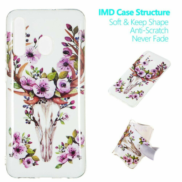 

Силиконовый (TPU) чехол Deexe LumiCase для Samsung Galaxy A50 (A505) / A30s (A307) / A50s (A507) - Flowered Elk