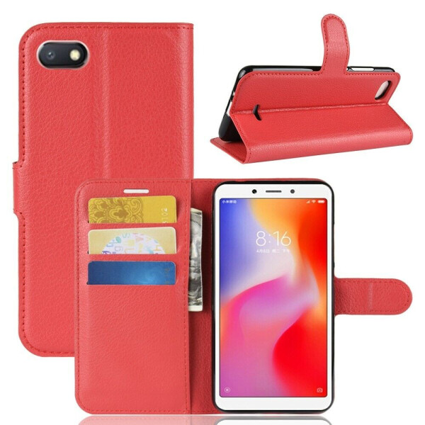 

Чехол-книжка Deexe Book Type для Xiaomi Redmi 6A - Red