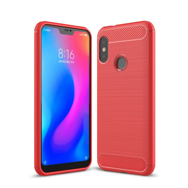 

Защитный чехол UniCase Carbon для Xiaomi Redmi 6 Pro / Mi A2 Lite - Red