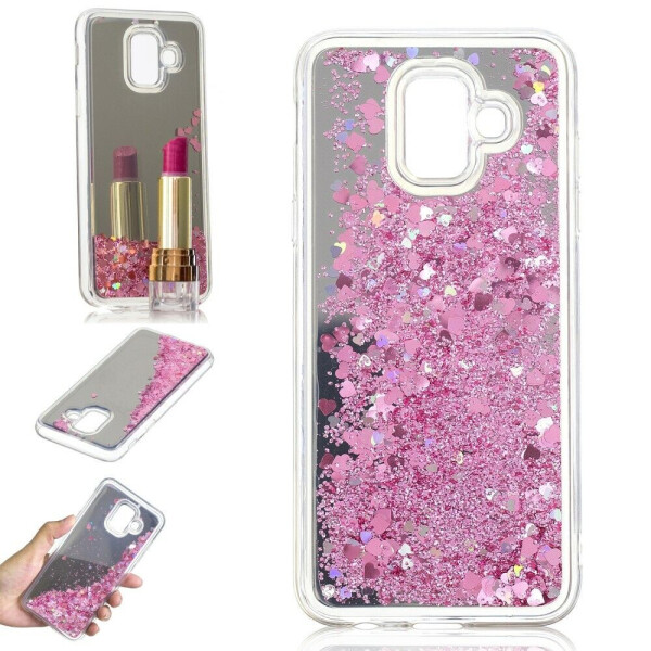

Силиконовая (TPU) накладка Deexe Fashion Glitter для Samsung Galaxy A6 2018 (A600) - Pink