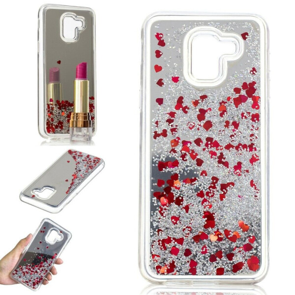 

Силиконовая (TPU) накладка Deexe Fashion Glitter для Samsung Galaxy A6 2018 (A600) - Silver