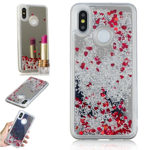 

Силиконовая (TPU) накладка Deexe Fashion Glitter для Xiaomi Mi 8 - Silver