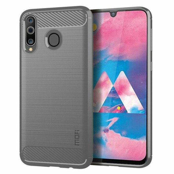 

Силиконовый (TPU) чехол MOFI Carbon Fiber для Samsung Galaxy M30 (M305) / A40s (A407) - Grey