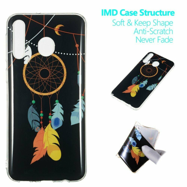 

Силиконовый (TPU) чехол Deexe LumiCase для Samsung Galaxy M30 (M305) / A40s (A407) - Feather Dream Catcher