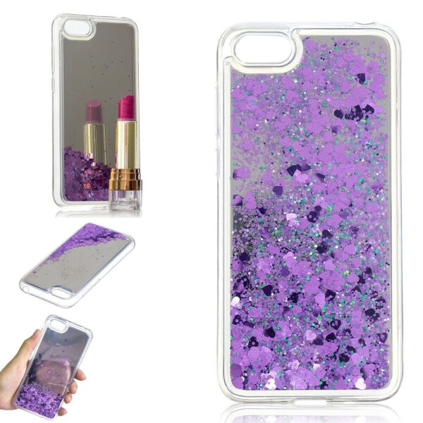 

Силиконовая (TPU) накладка Deexe Fashion Glitter для Huawei Y5 2018 / Y5 Prime 2018 / Honor 7A - Purple