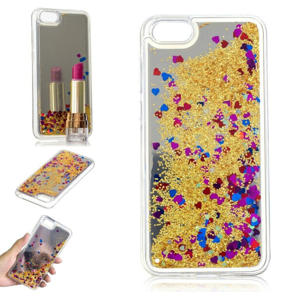 

Силиконовая (TPU) накладка Deexe Fashion Glitter для Huawei Y5 2018 / Y5 Prime 2018 / Honor 7A - Gold
