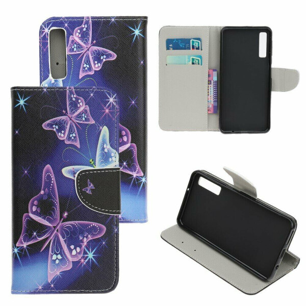 

Чехол-книжка Deexe Color Wallet для Samsung Galaxy A70 (A705) - Vivid Butterflies