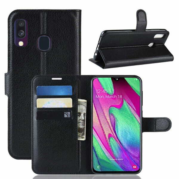 

Чехол-книжка Deexe Book Type для Samsung Galaxy A40 (А405) - Black