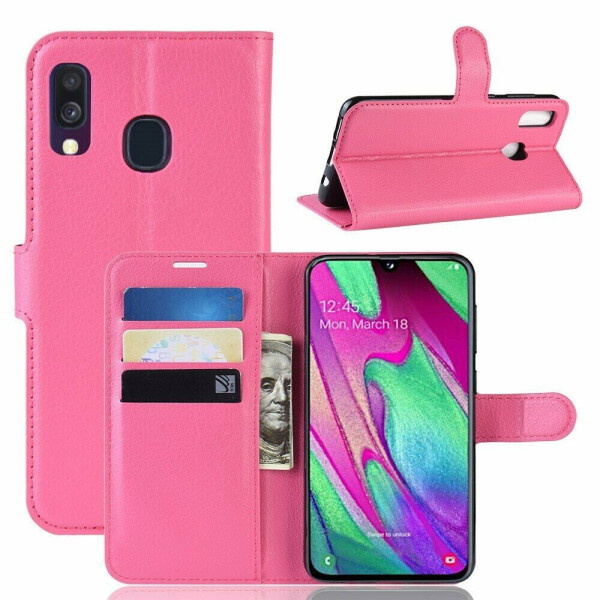 

Чехол-книжка Deexe Book Type для Samsung Galaxy A40 (А405) - Rose