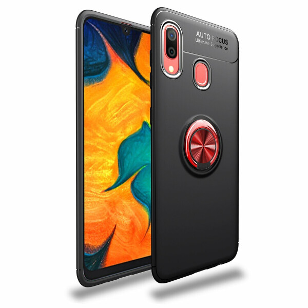

Защитный чехол UniCase Magnetic Ring для Samsung Galaxy A40 (А405) - Black / Red