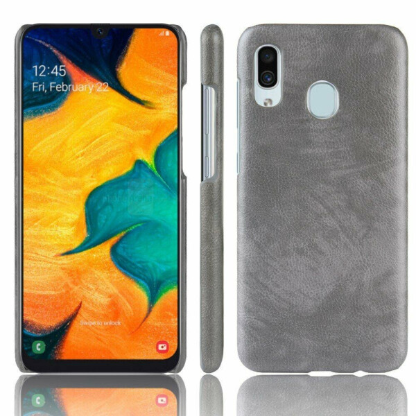 

Защитный чехол Deexe Leather Back Cover для Samsung Galaxy A40 (А405) - Grey