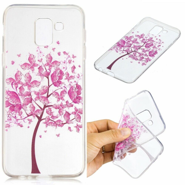 

Силиконовый (TPU) чехол Deexe Pretty Glossy для Samsung Galaxy J6 2018 (J600) - Tree