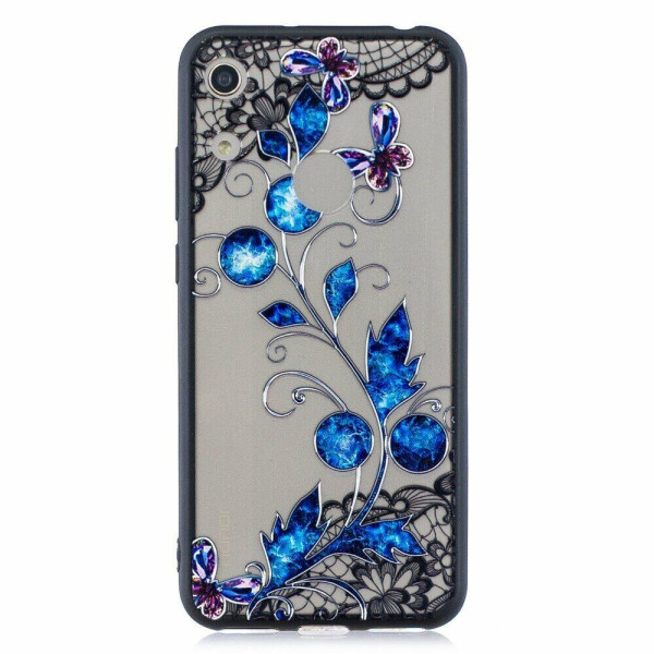 

Силиконовый (TPU) чехол UniCase Shiny Flowers для Huawei Honor 8A / Honor 8A Prime / Y6s 2019 - Butterfly and Floret