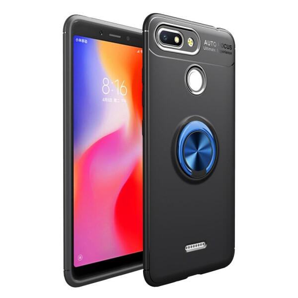 

Защитный чехол UniCase Magnetic Ring для Xiaomi Redmi 6 - Black / Blue