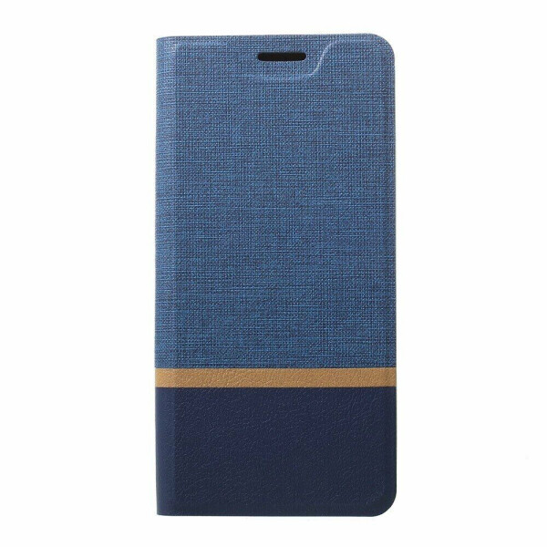

Чехол-книжка Deexe Lines Texture для LG G8 ThinQ - Blue