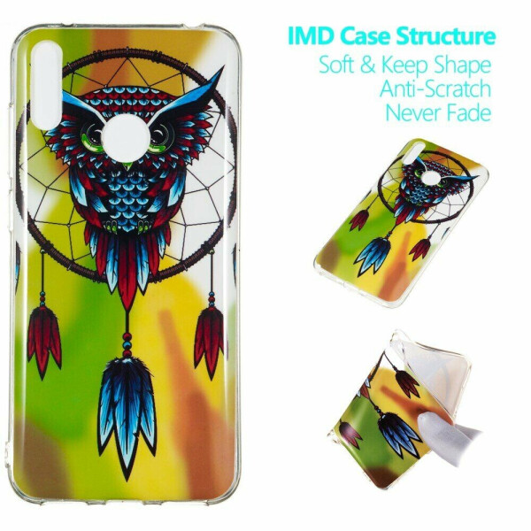 

Силиконовый (TPU) чехол Deexe LumiCase для Huawei Y7 (2019) - Owl Dream Catcher