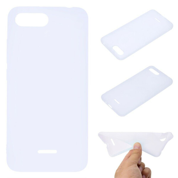 

Силиконовый (TPU) чехол Deexe Matte Case для Xiaomi Redmi 6A - White