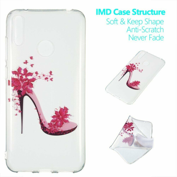 

Силиконовый (TPU) чехол Deexe Pretty Glossy для Huawei Y7 (2019) - Heeled Shoe