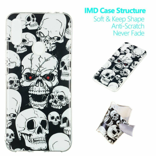 

Силиконовый (TPU) чехол Deexe LumiCase для Xiaomi Redmi Note 7 / Note 7 Pro - Cool Skulls