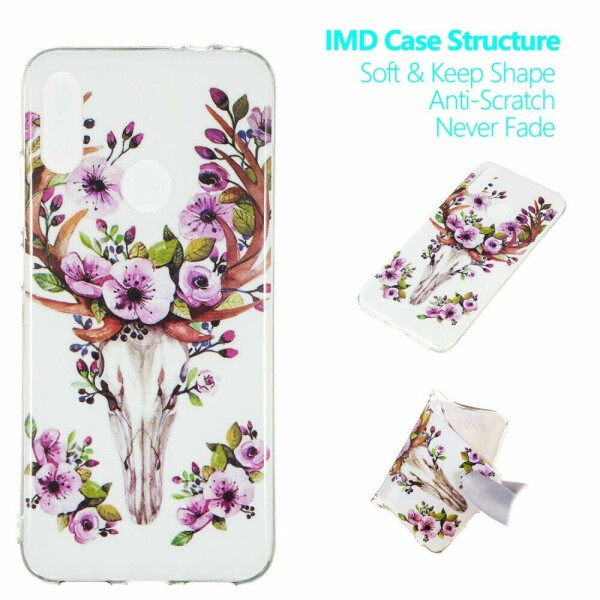 

Силиконовый (TPU) чехол Deexe LumiCase для Xiaomi Redmi Note 7 / Note 7 Pro - Flowered Elk