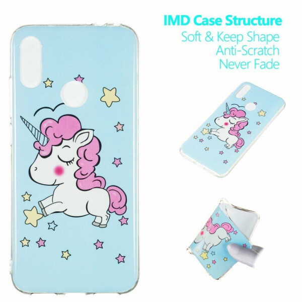 

Силиконовый (TPU) чехол Deexe LumiCase для Xiaomi Redmi Note 7 / Note 7 Pro - Unicorn Pattern