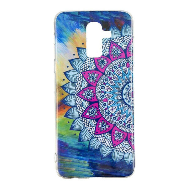 

Силиконовый (TPU) Deexe LumiCase для Samsung Galaxy J8 2018 (J810) - Colorized Mandala Flower
