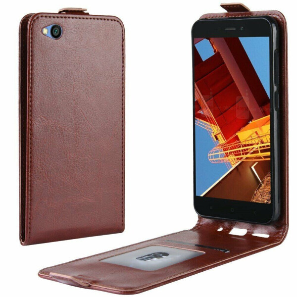 

Чехол Deexe Flip Case для Xiaomi Redmi Go - Brown