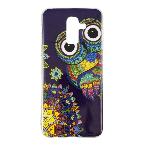 

Чехол силиконовый (TPU) Deexe LumiCase для Samsung Galaxy J8 2018 (J810) - Owl