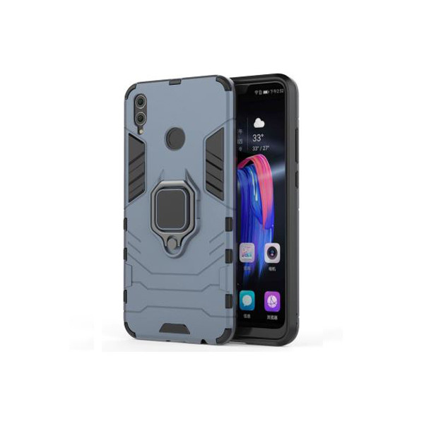 

ударопрочный Transformer Ring под магнитный держатель для Huawei P Smart (2019) (Серый / Metal slate) (682490)