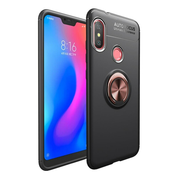 

Защитный чехол UniCase Magnetic Ring для Xiaomi Redmi 6 Pro / Mi A2 Lite - Black / Rose Gold