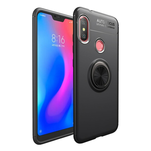

Защитный чехол UniCase Magnetic Ring для Xiaomi Redmi 6 Pro / Mi A2 Lite - All Black