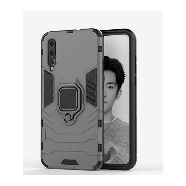 

Чехол ударопрочный Transformer Ring под магнитный держатель для Huawei P30 (Серый / Metal slate) (682495)