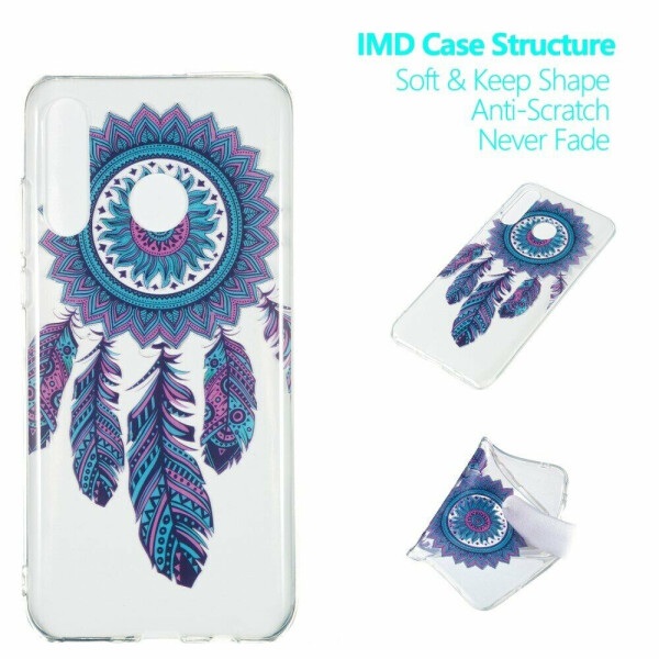 

Силиконовый (TPU) чехол Deexe Pretty Glossy для Huawei P30 Lite - Tribal Dream Catcher