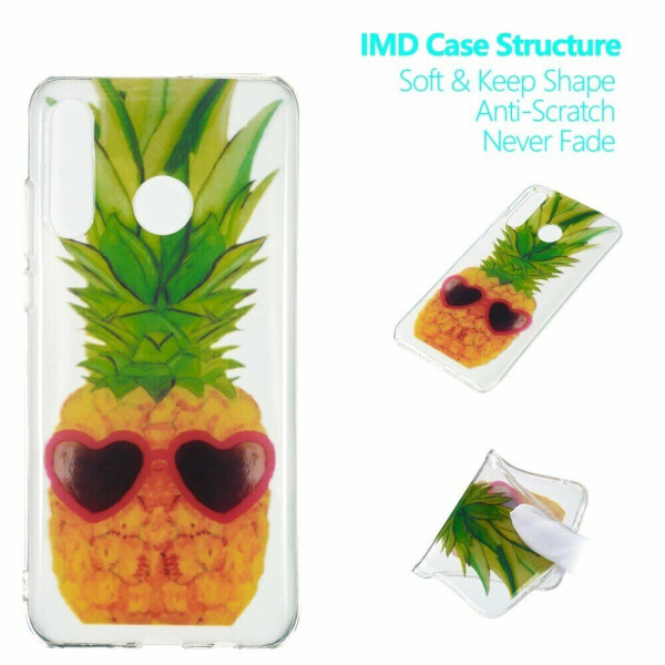 

Силиконовый (TPU) чехол Deexe Pretty Glossy для Huawei P30 Lite - Pineapple