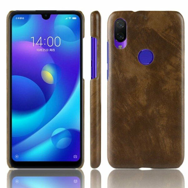 

Защитный чехол Deexe Leather Back Cover для Xiaomi Redmi 7 - Coffee