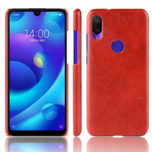 

Защитный чехол Deexe Leather Back Cover для Xiaomi Redmi 7 - Red
