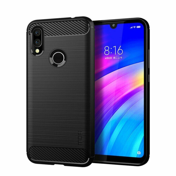 

Защитный чехол MOFI Carbon Fiber для Xiaomi Redmi 7 - Black