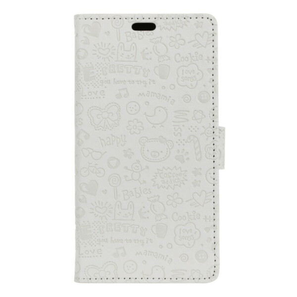 

Чехол-книжка UniCase Graffiti Pattern для Xiaomi Redmi 6 - White