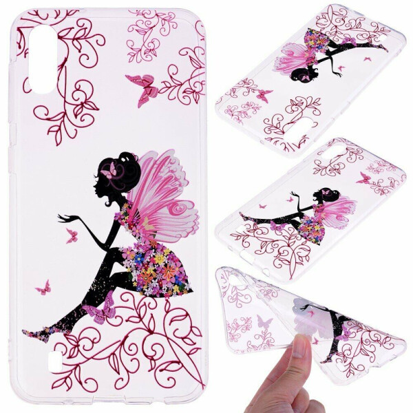 

Силиконовый (TPU) чехол Deexe Pretty Glossy для Samsung Galaxy A10 (A105) - Butterfly Fairy