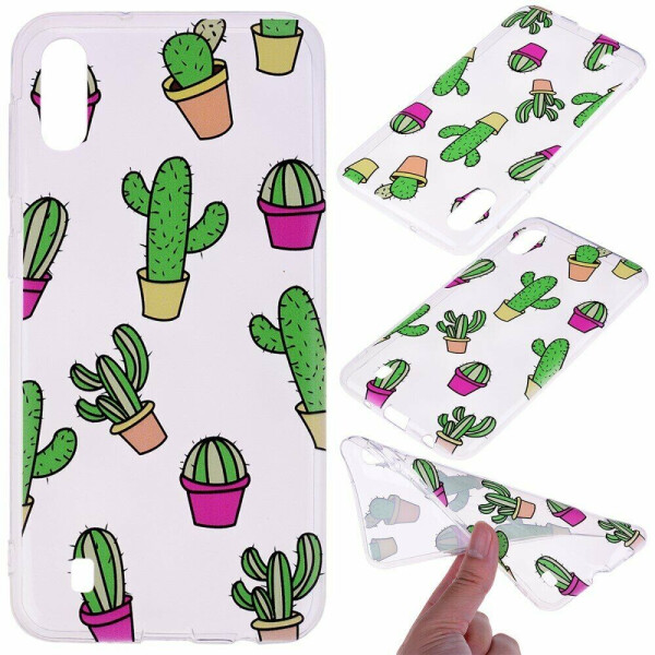

Силиконовый (TPU) чехол Deexe Pretty Glossy для Samsung Galaxy A10 (A105) - Cactus
