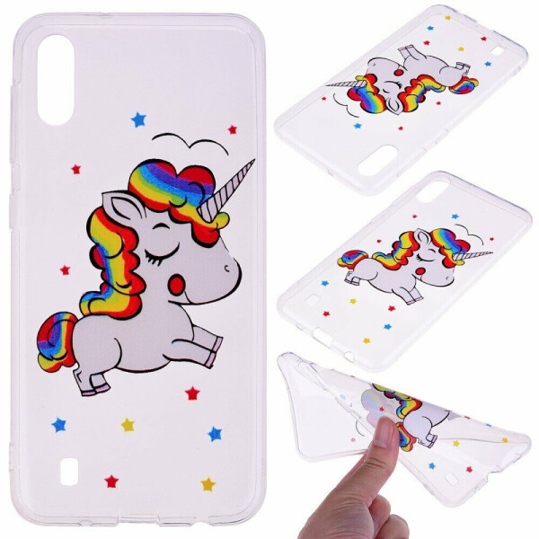 

Силиконовый (TPU) чехол Deexe Pretty Glossy для Samsung Galaxy A10 (A105) - Unicorn