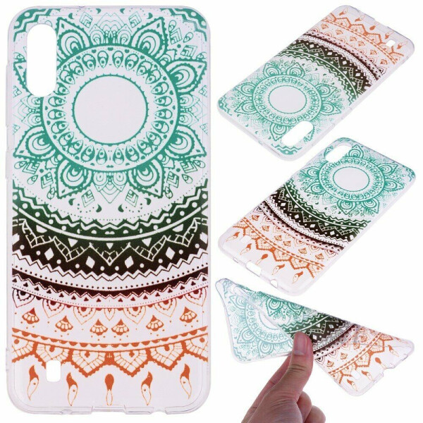 

Силиконовый (TPU) чехол Deexe Pretty Glossy для Samsung Galaxy A10 (A105) - Colorful Mandala
