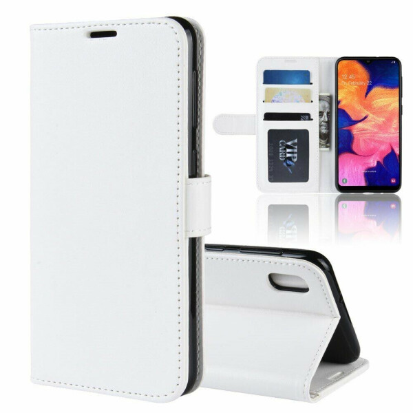 

Чехол-книжка Deexe Wallet Style для Samsung Galaxy A10 (A105) - White