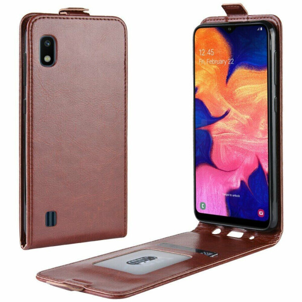 

Чехол Deexe Flip Case для Samsung Galaxy A10 (A105) - Brown