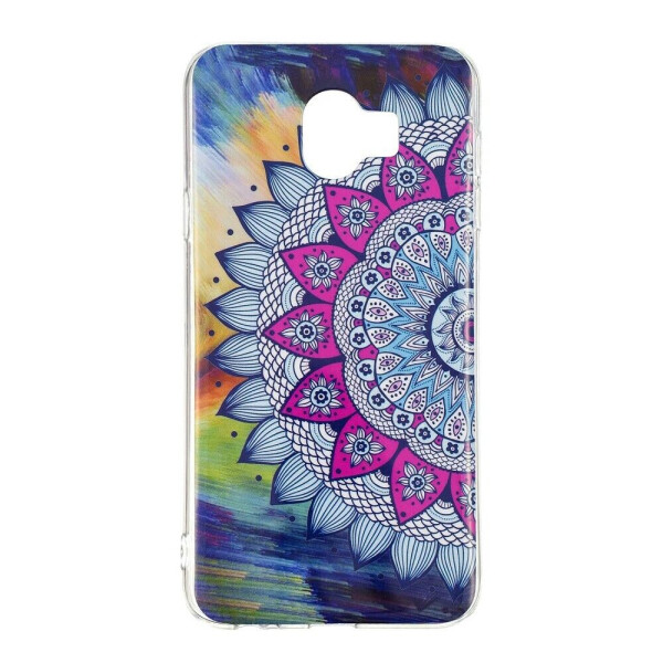 

Чехол силиконовый (TPU) Deexe LumiCase для Samsung Galaxy J4 2018 (J400) - Mandala Flower