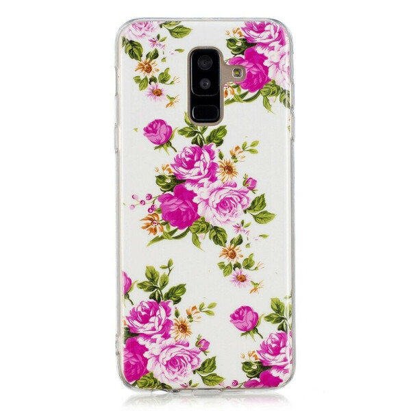 

Силиконовый (TPU) Deexe LumiCase для Samsung Galaxy A6+ 2018 (A605) - Blooming Flower